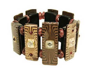 Belts, bracelets, tie tacks